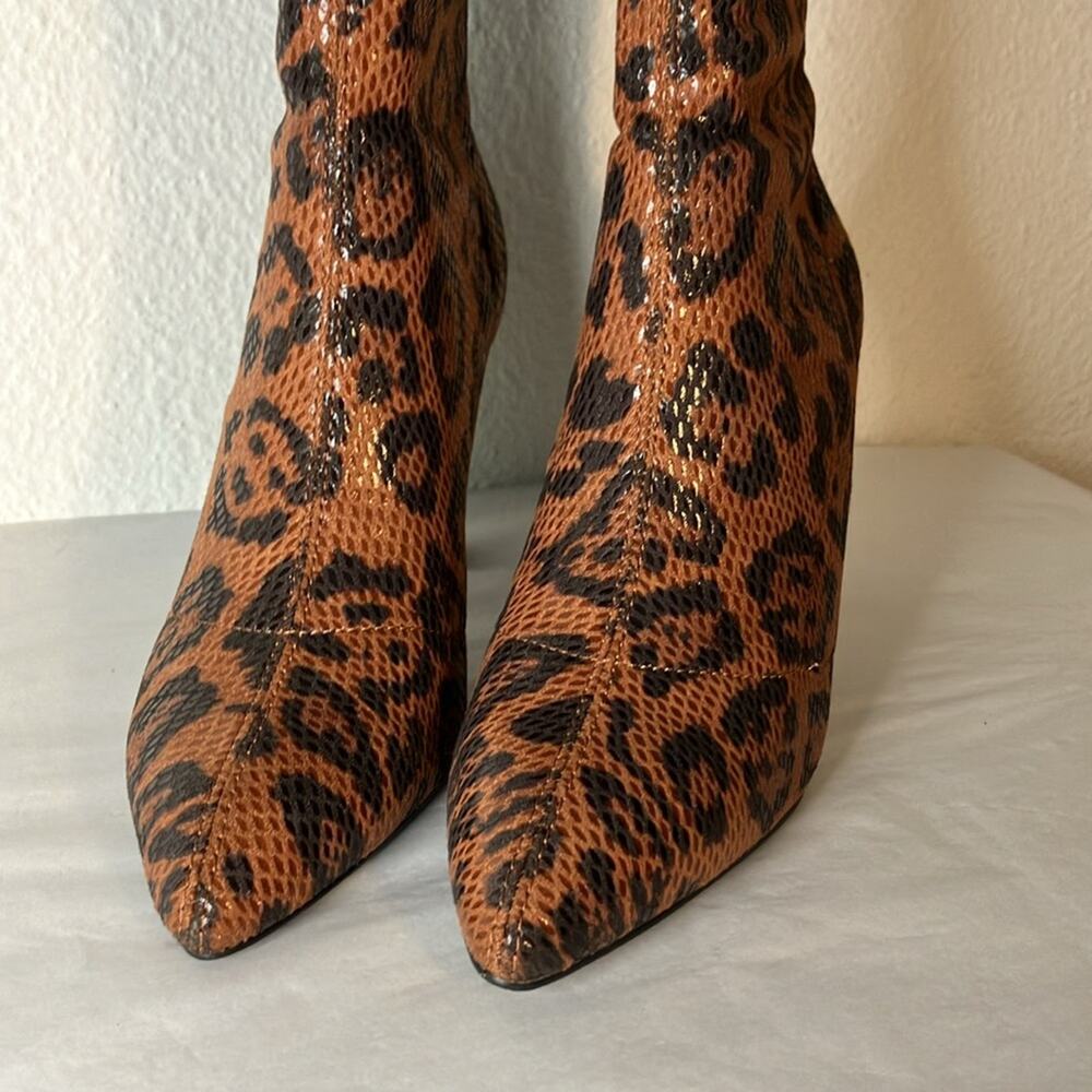 Nwt Charles By Charles David Dalton Camel Leopard… - image 2